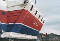 SRN4 Swift (GH-2004) being taken to the Hovercraft Museum